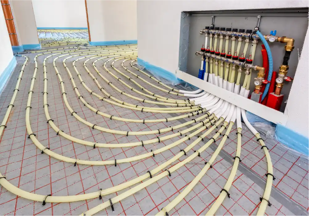 Bodenheizung spülen